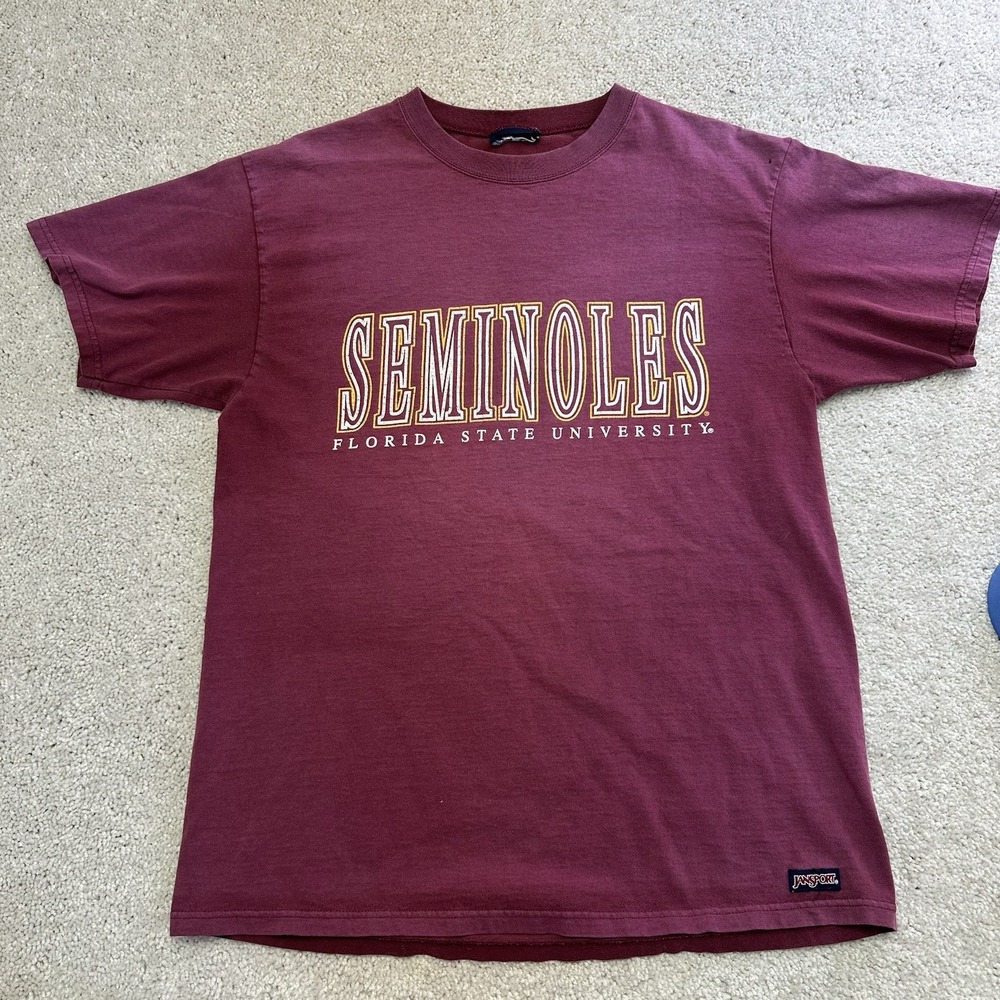 Vintage Florida State Seminoles Football T-Shirt Size XL 90s NCAA
